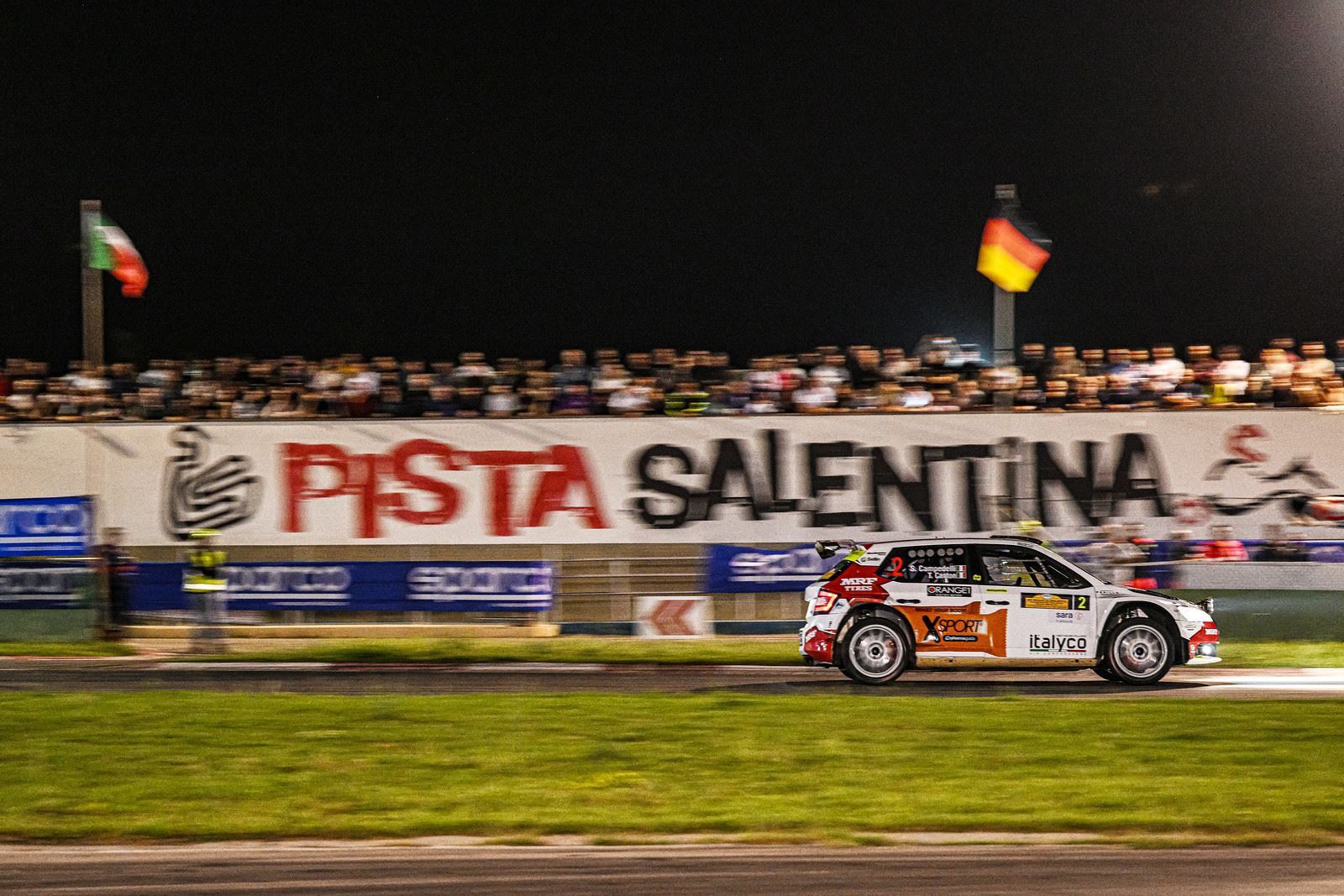 CIRA, al Rally del Salento, buonanotte con lo scratch di Campedelli