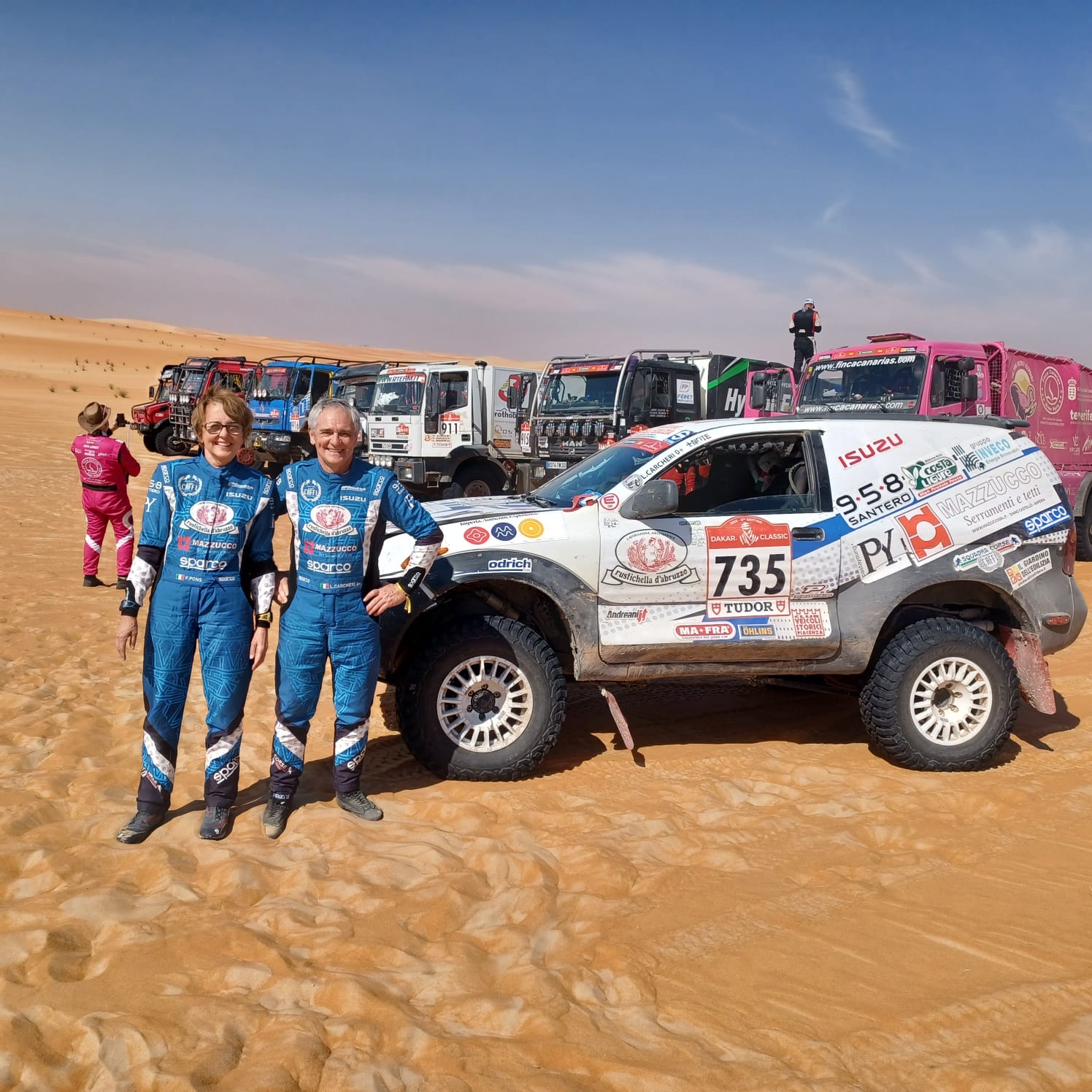 La Dakar 2025 della Squadra Corse raccontata da Carcheri e Pons