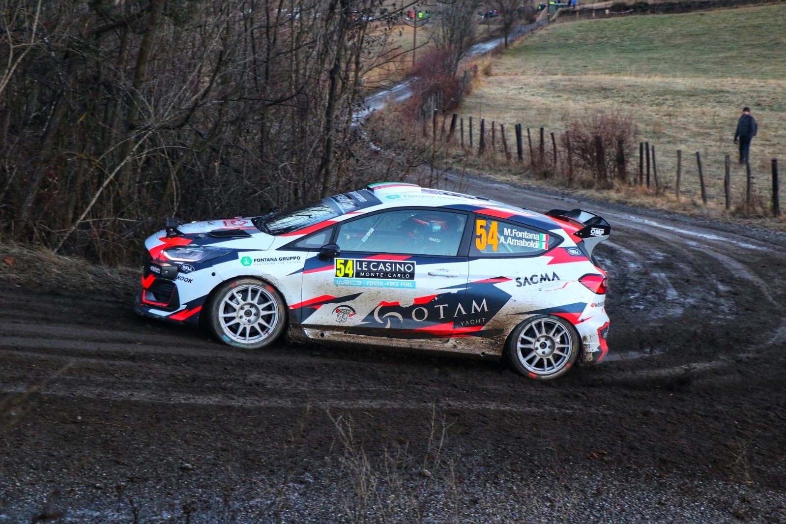 WRC3, secondo posto e punti importanti per Fontana-Arnaboldi al Rallye Monte-Carlo